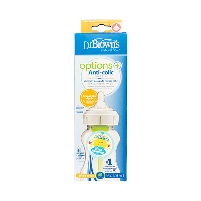 Biberon Anticolici Dr. Brown's Options+ 250 Ml - Leone, Per Neonati Da 0 Mesi