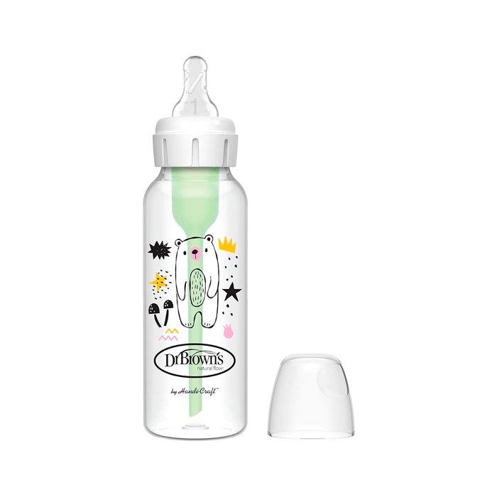 Dr Brown´s Biberón Anticólico Options Plus Boca Estrecha Oso 250ml