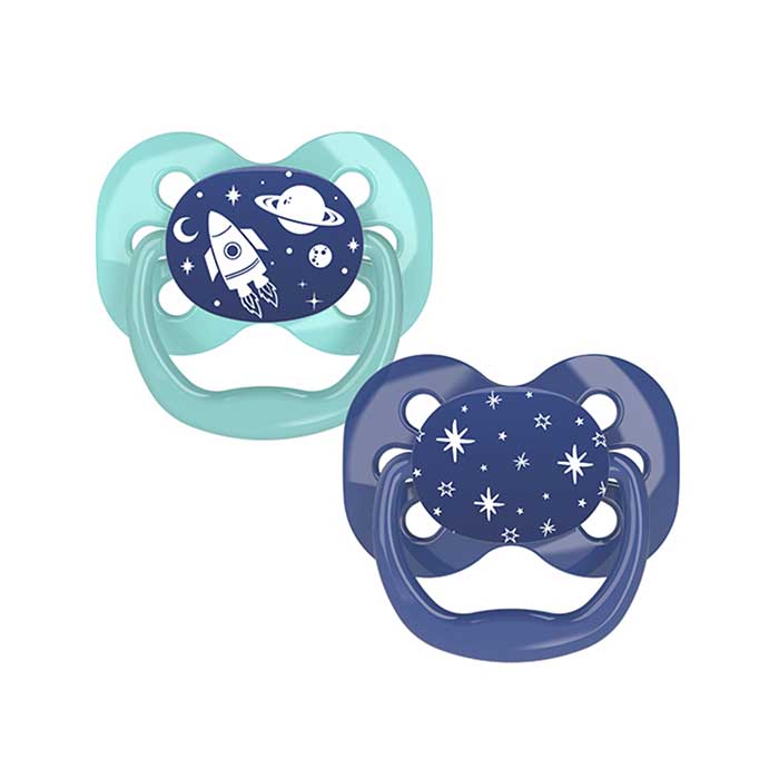 Dr Brown´s Pack Chupetes Advantage 0-6m Azul Verde