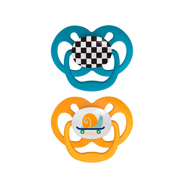 Dr Brown´s Pack Chupetes Advantage 6-18m Azul Naranja