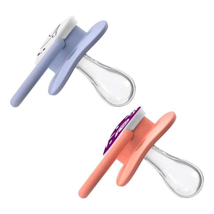 Dr Brown´s Pack Chupetes Advantage Nocturno 0-6m Lila Salmón