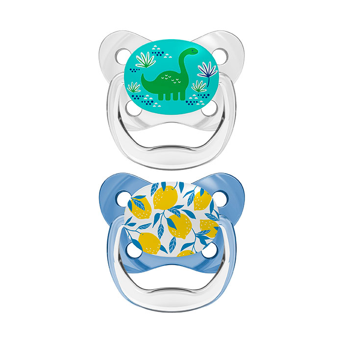Dr Brown´s Pack Chupetes Prevent Mariposa 6-18m Transparente Azul