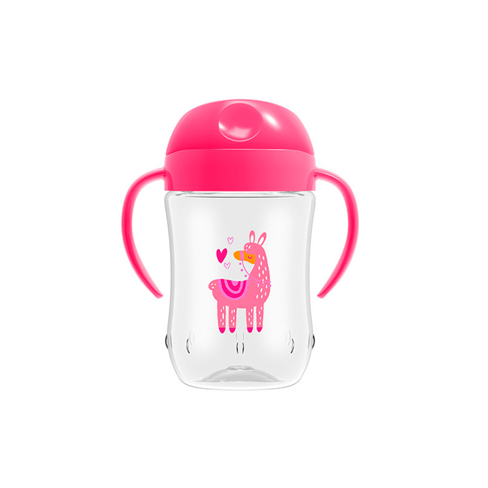 Dr Brown´s Vaso de Aprendizaje 270ml Rosa Llama
