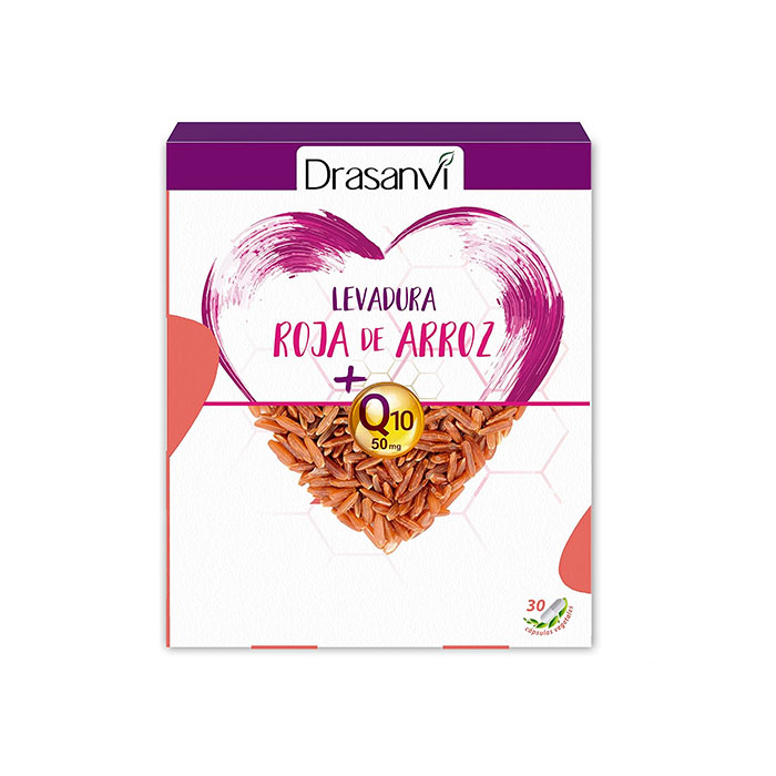 Drasanvi Levadura Roja de Arroz + Coenzima Q10 30 Cápsulas Vegetales