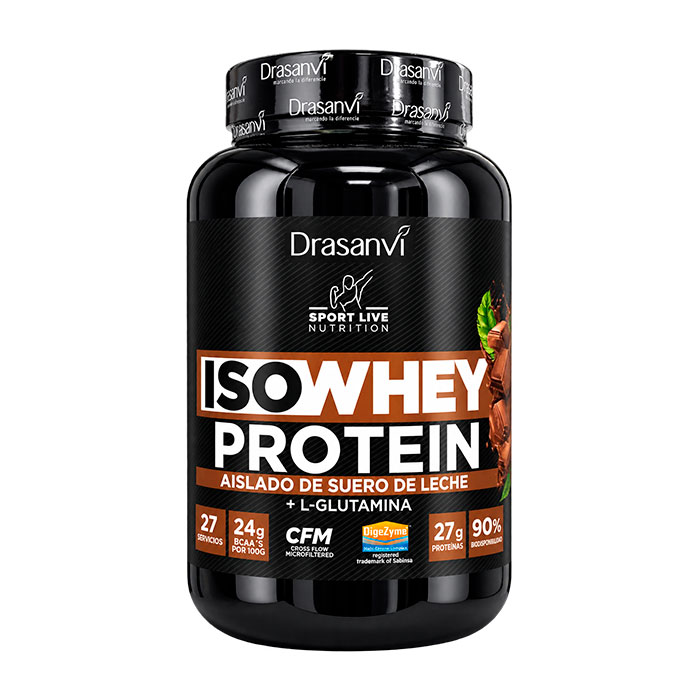 Drasanvi Sport Live Whey Protein Aislado Sabor Doble Chocolate 800g