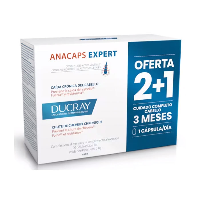Ducray Anacaps Expert 90 Cápsulas