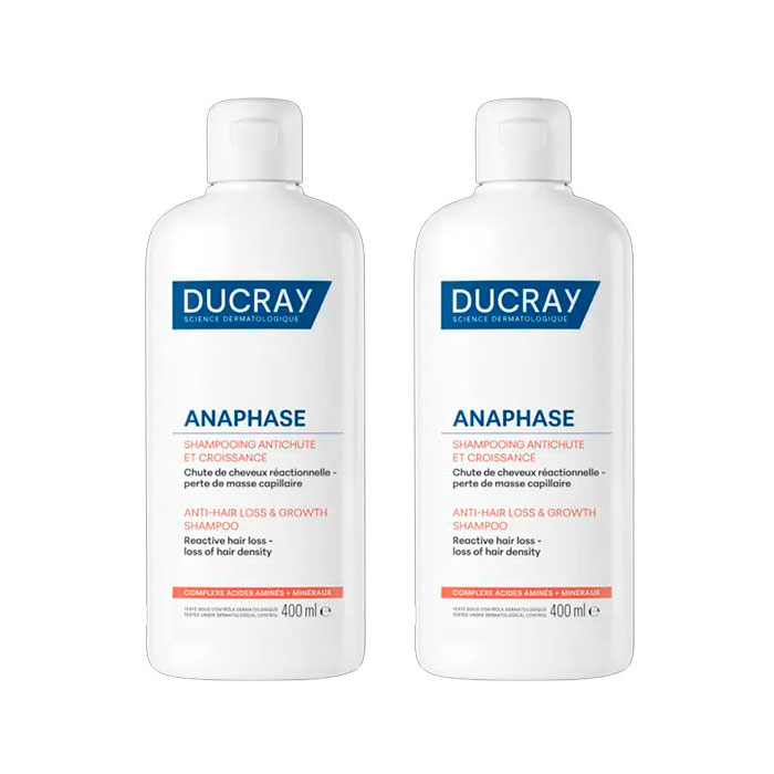 Ducray Anaphase Champú Anticaída y Crecimiento Duplo 400ml + 400ml