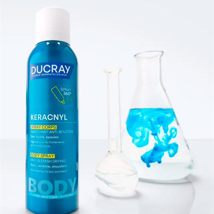 Ducray Keracnyl Spray Corporal Secante Antimperfecciones 150ml