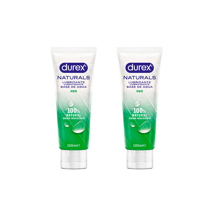 Durex Naturals Lubricante H20 Original Duplo 100ml + 100ml