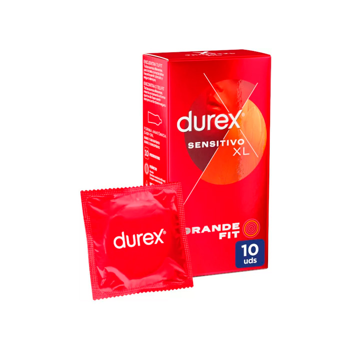 Durex Preservativo Sensitivo Xl 10 Uds