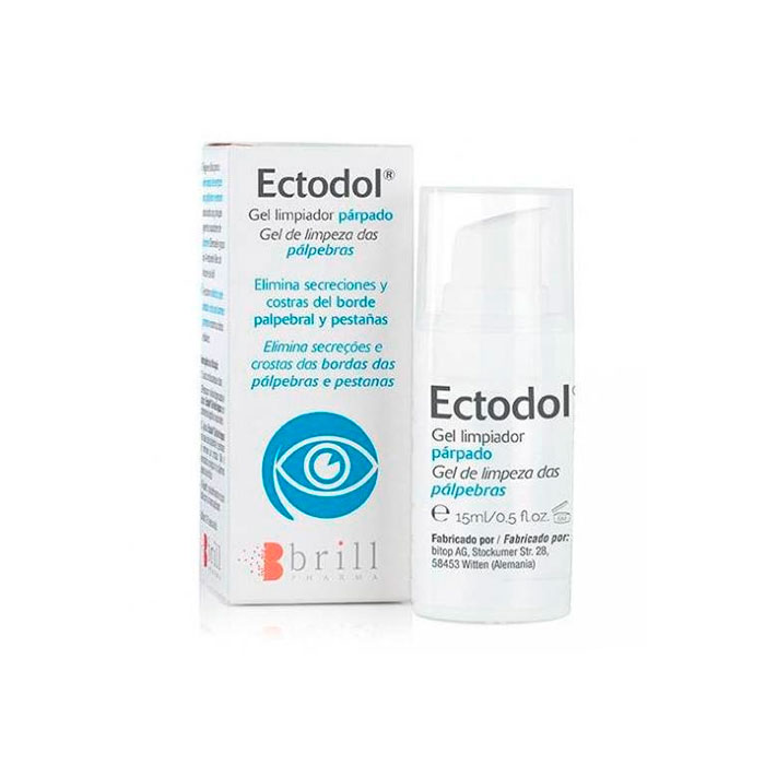 Ectodol Gel Limpiador Párpados 15ml