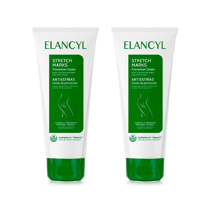 Elancyl Antiestrías Crema de Prevención Duplo 200ml + 200ml