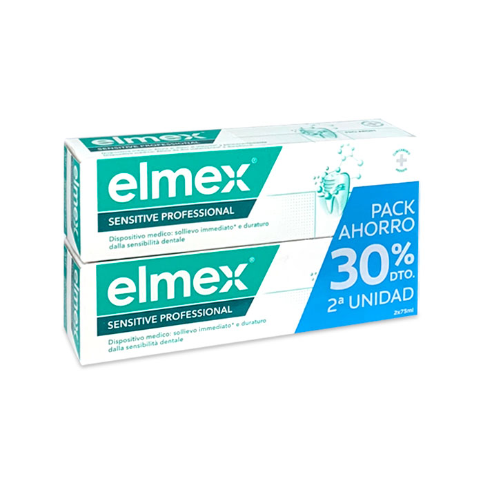 Elmex Dentífrico Sensitive Professional Duplo 75ml + 75ml