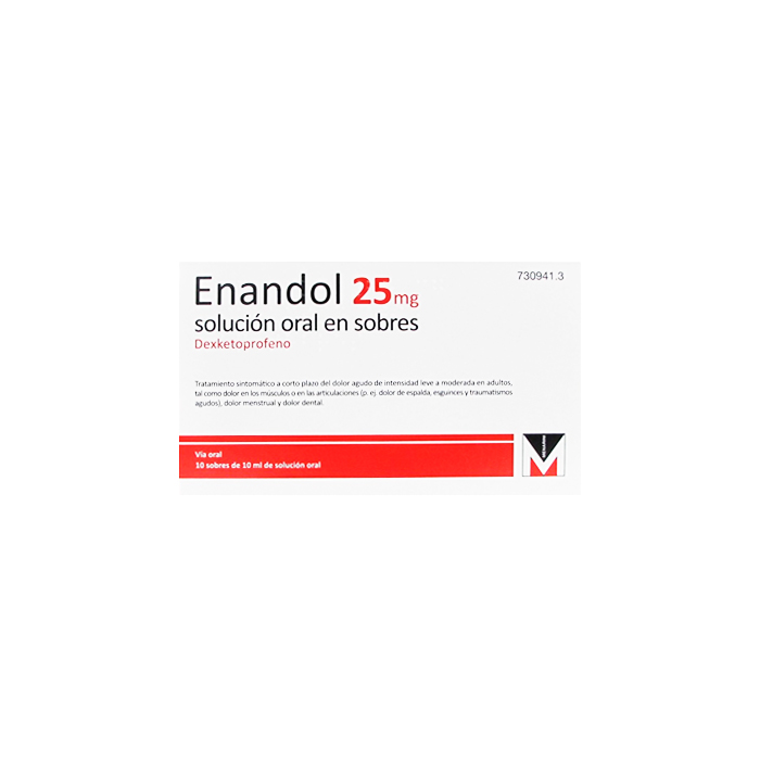 Enandol 25mg 10 Sobres de 10ml