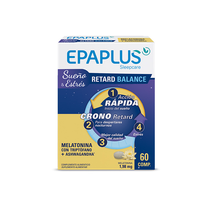Epaplus Sleepcare Melatonina Retard Balance 60 Comprimidos