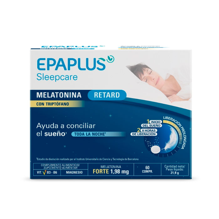 Epaplus Sleepcare Melatonina Retard 60 Comprimidos