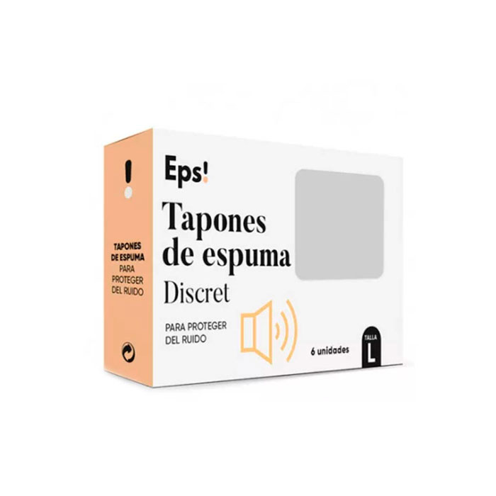 Eps Tapones de Espuma Discret Talla l 6 Unidades