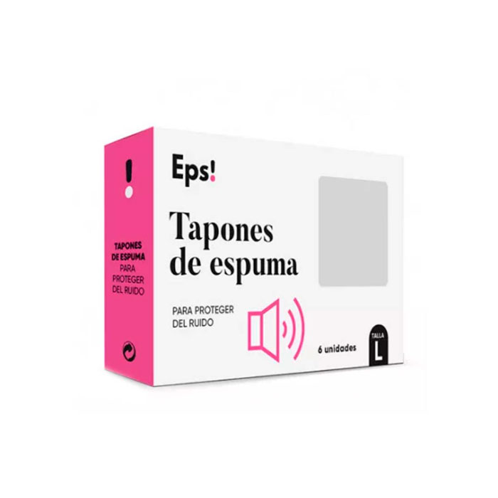 Eps Tapones de Espuma Talla l 6 Unidades