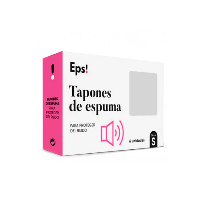 Eps Tapones de Espuma Talla S 6 Unidades