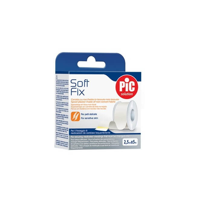 Soft Fix Esparadrapo Tela Piel Sensible 2,5cm X 5m