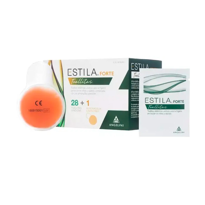 Estila Forte 28 Toallitas + 1 Almohadilla Calentable