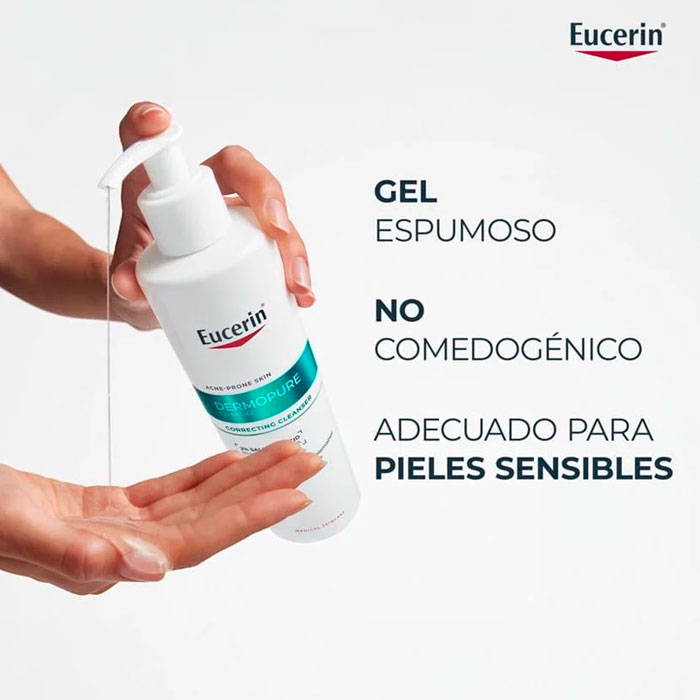 Eucerin Dermopure Clinical Gel Limpiador Corrector 400ml