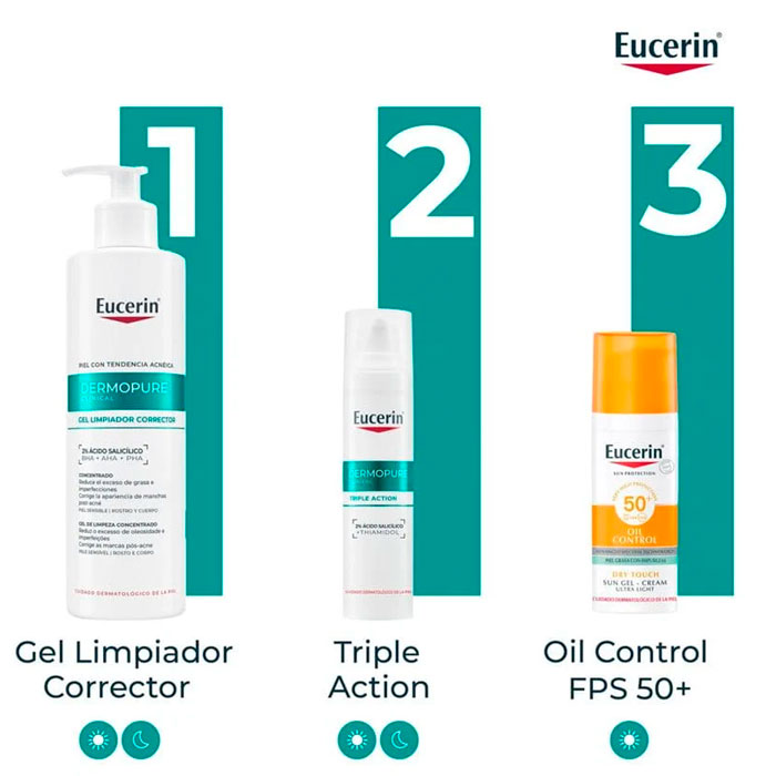 Eucerin Dermopure Clinical Gel Limpiador Corrector 400ml