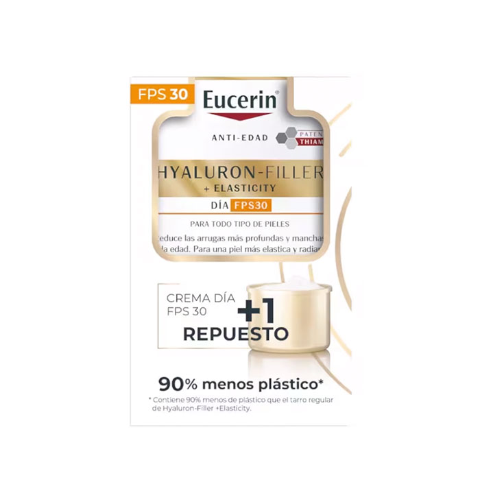 Eucerin Hyaluron-filler + Elasticity Día Fps30 50ml  + Recarga