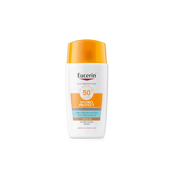 Eucerin Hydro Protect Fluido Ultra-light Tinte Medio Spf50+ 50ml