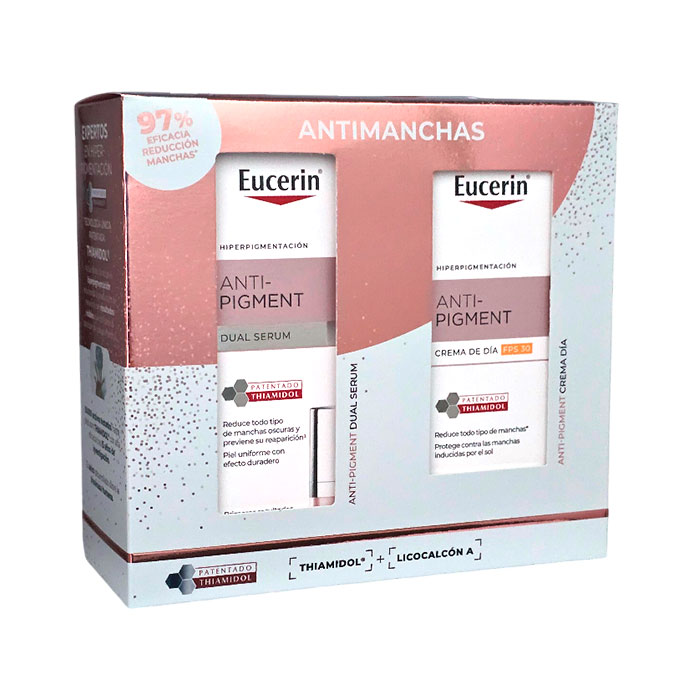 Eucerin Pack Anti-pigment Crema Día Fps30 50ml + Dual Sérum 30ml