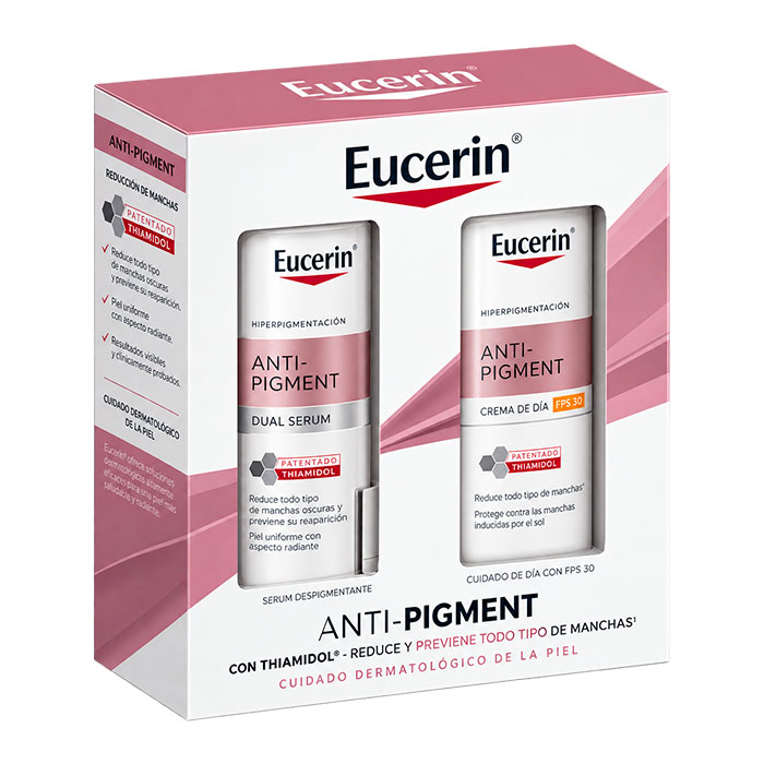 Eucerin Pack Anti-pigment Crema Día Fps30 50ml + Dual Sérum 30ml