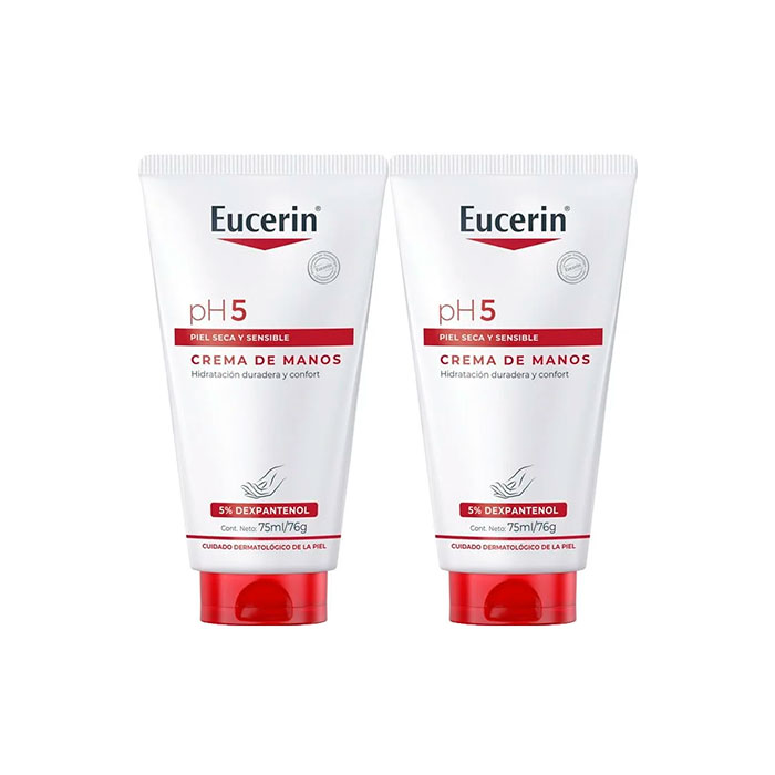 Eucerin Ph5 Crema de Manos Duplo 75ml + 75ml