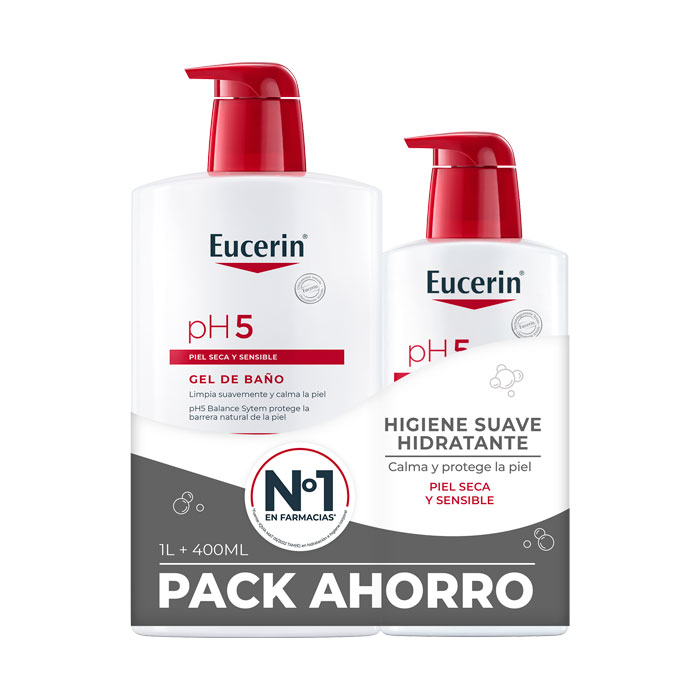 Eucerin Ph5 Gel de Baño Pack Ahorro 1000ml + 400ml