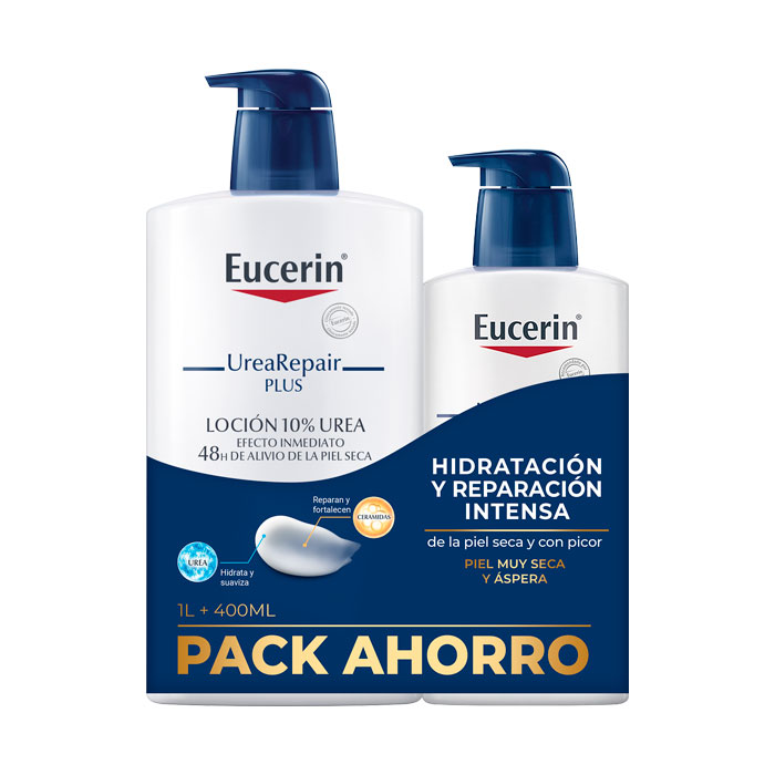 Eucerin Urea Repair Plus 10% Pack Ahorro 1000ml + 400ml