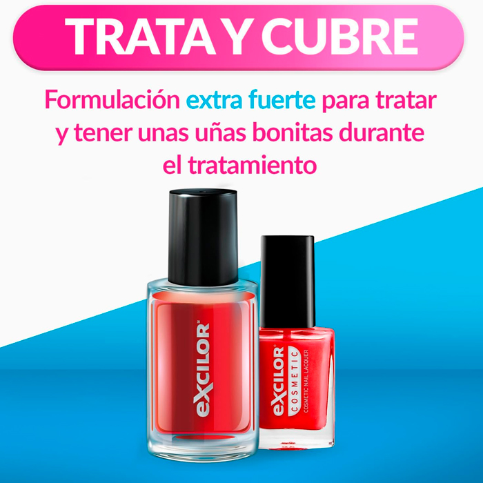 Excilor Forte Tratamiento de la Micosis de Las Uñas Color Rojo