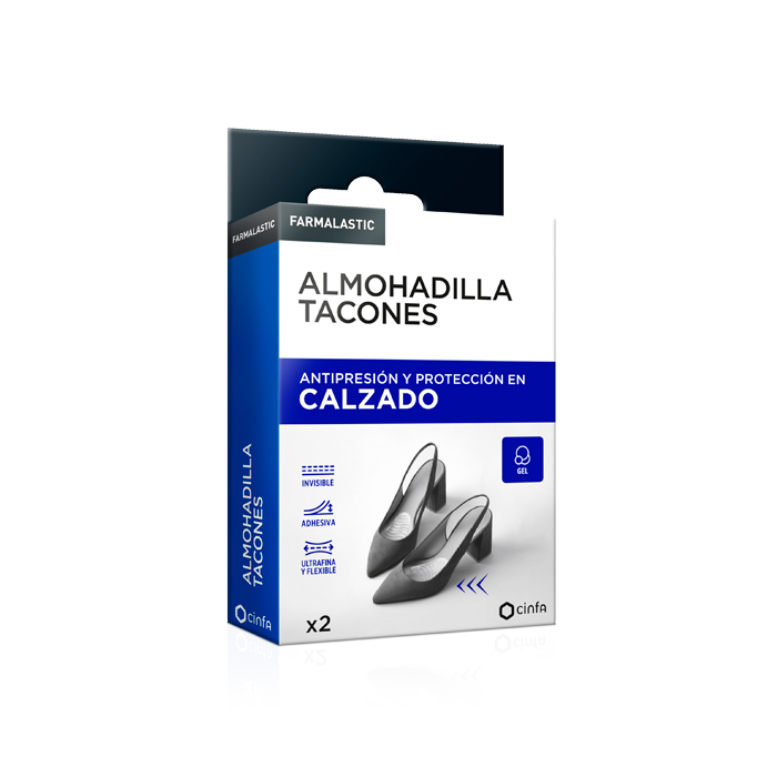 Farmalastic Almohadilla Tacones Talla Única 2 Unidades