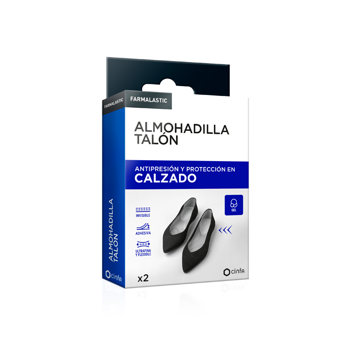 Farmalastic Almohadilla Talón Talla Única 2 Unidades