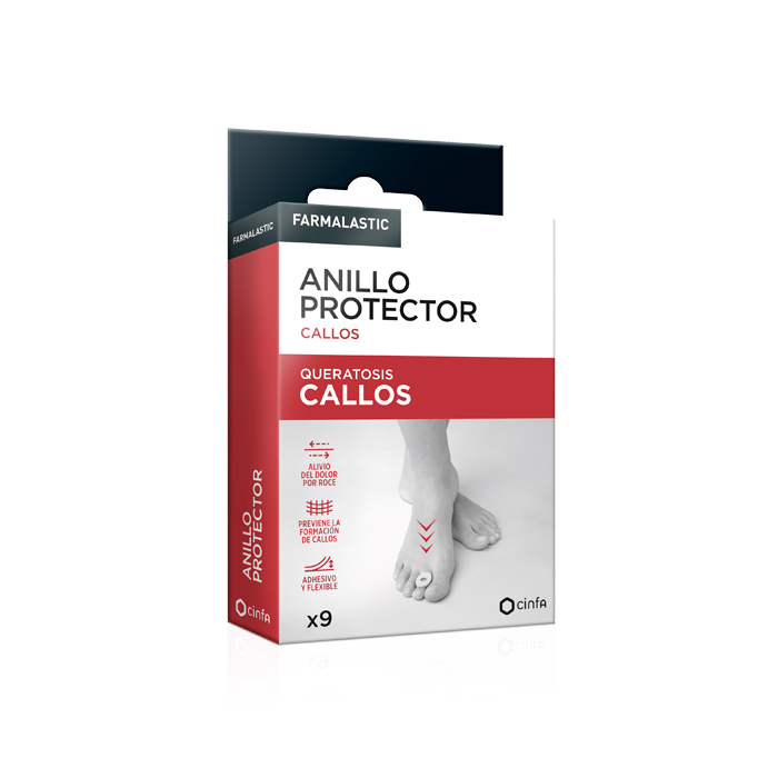 Farmalastic Anillo Protector Callos 9 Unidades