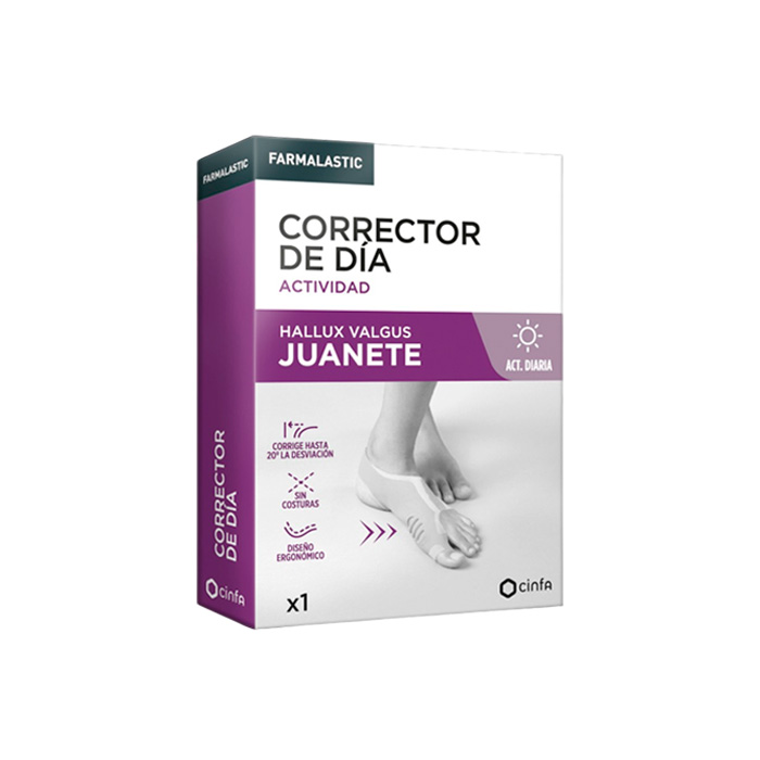 Farmalastic Corrector de Día Juanete Pie Izquierdo Talla P