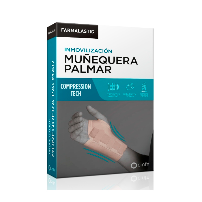 Farmalastic Muñequera Palmar Compression Tech T-p