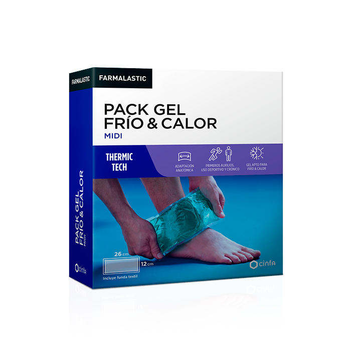 Farmalastic Pack Gel Frío y Calor Midi 26cm X 12cm