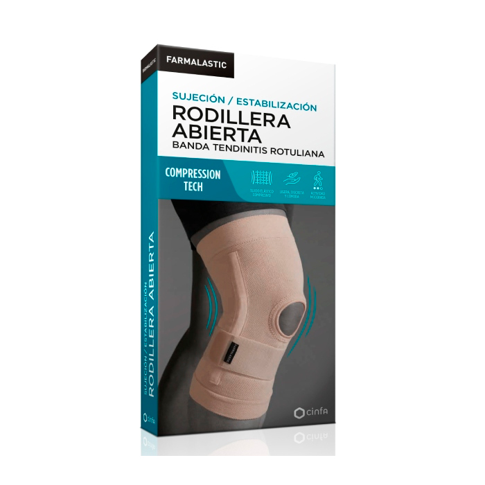 Farmalastic Rodillera Abierta Banda Tendinitis Rotuliana T-m