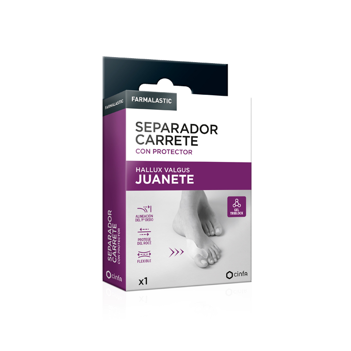Farmalastic Separador Carrete con Protector Juanete Talla Única