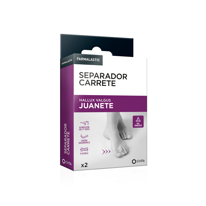 Farmalastic Separador Carrete Juanete Talla Única