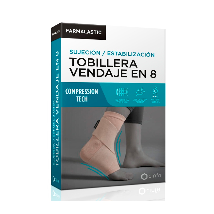 Farmalastic Tobillera Vendaje en 8 T-m