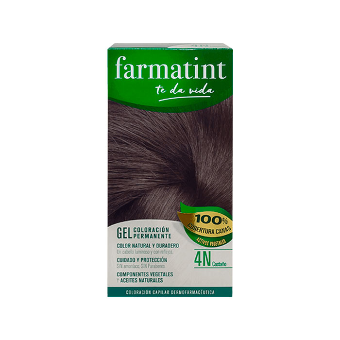 Farmatint 4n Gel Castaño 135 ml