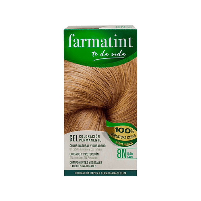 Farmatint 8n Gel Rubio Claro 135 ml