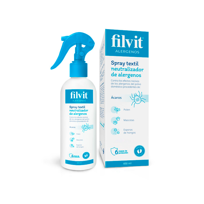 Filvit Alergenos Spray Textil Neutralizador de Alergenos 400ml