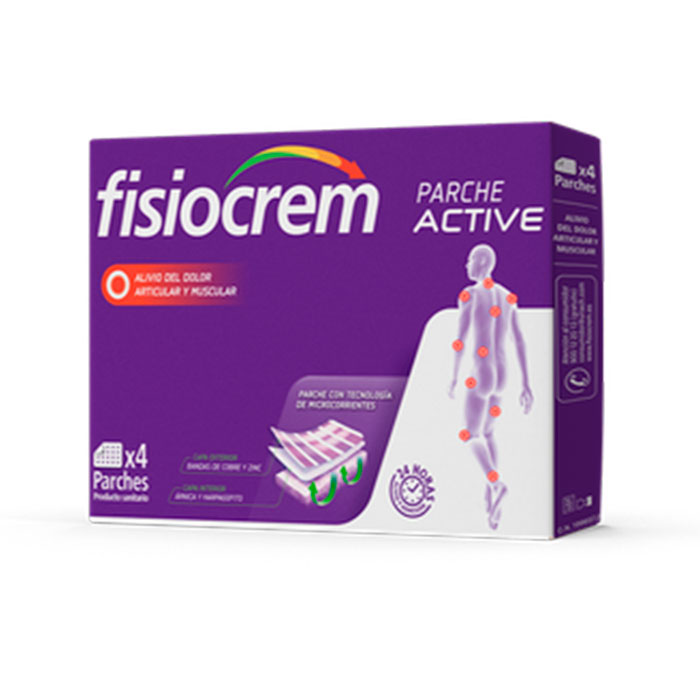 Fisiocrem Parche Active 4 Unidades