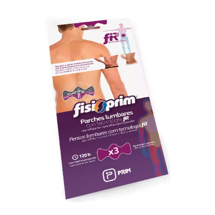 Fisioprim Parches Lumbares 3 Unidades